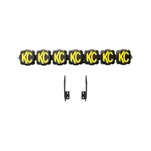 KC Hilites - KC HiLiTES 11-16 Ford Super Duty Gravity LED Pro6 7-Light Bar Kit - Front Bumper | 91344 - Image 1