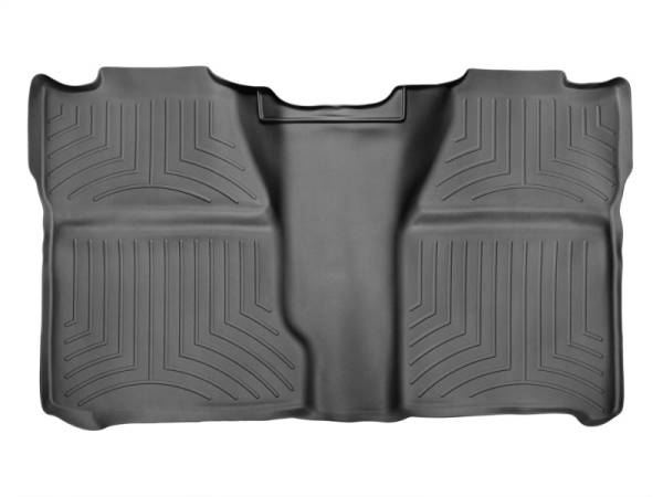 WeatherTech 07-13 Chevrolet Silverado Crew Cab Rear FloorLiner - Black | 440660 - Image 1