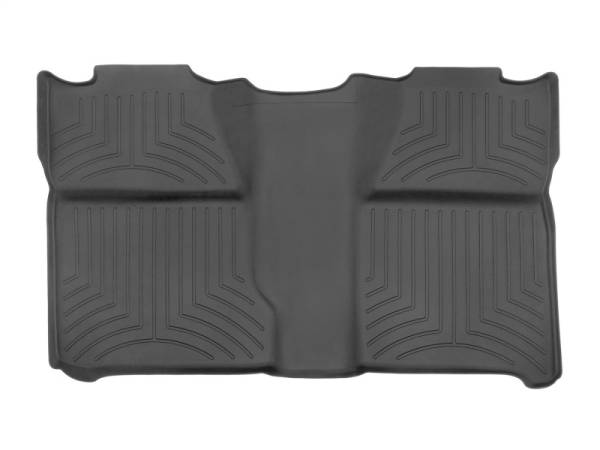 WeatherTech 07-13 Chevrolet Silverado Crew Cab Rear FloorLiner HP - Black | 440660IM - Image 1