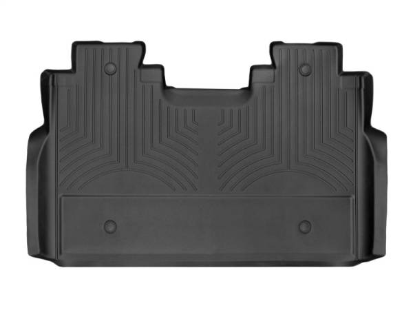 WeatherTech 2017+ Ford F-250/F-350/F-450/F-550 Vinyl Rear FloorLiner - Black | 4410124V - Image 1