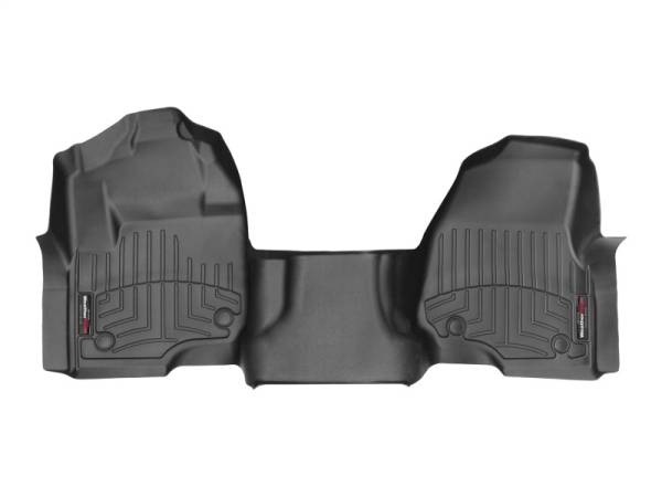 WeatherTech 17+ Ford F-250/F-350/F-450 Front FloorLiner - Black (w/ 1st Row Bench Seats) | 4410321 - Image 1
