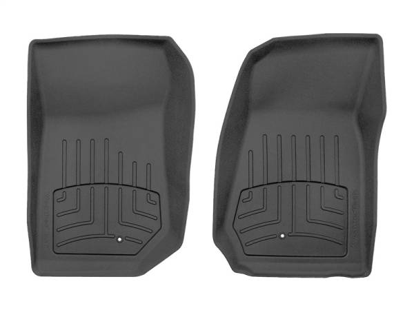 WeatherTech 07-13 Jeep Wrangler 2-Door Front FloorLiner - Black | 441051IM - Image 1