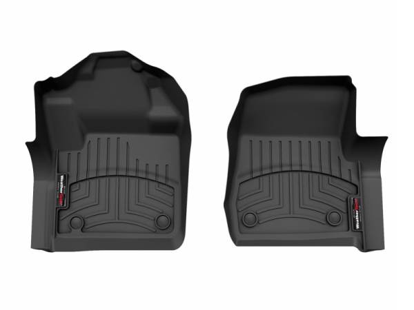 WeatherTech 2017+ Ford F-250/F-350/F-450/F-550 Front FloorLiner - Black (fits 4x4 Floor Shifter) | 4410541 - Image 1