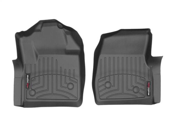 WeatherTech 2015+ Ford F-250 / F-350 / F-450 / F-550 Vinyl Front FloorLiner - Black | 4410541V - Image 1