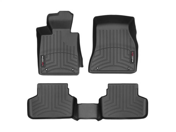 WeatherTech - Weathertech 2017+ BMW 5-Series Front and Rear FloorLiners - Black (xDrive Only - Does Not Fit RWD) | 441089-1-2 - Image 1