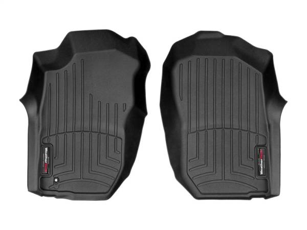 WeatherTech 01-04 Toyota Tacoma (Double Cab Only) Front FloorLiner - Black | 4412121 - Image 1