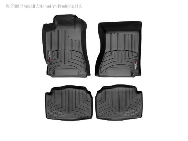 WeatherTech - FloorMat WeatherTech 03-08 Subaru Forester Front and Rear Floorliners - Black | 441281-440972 - Image 1