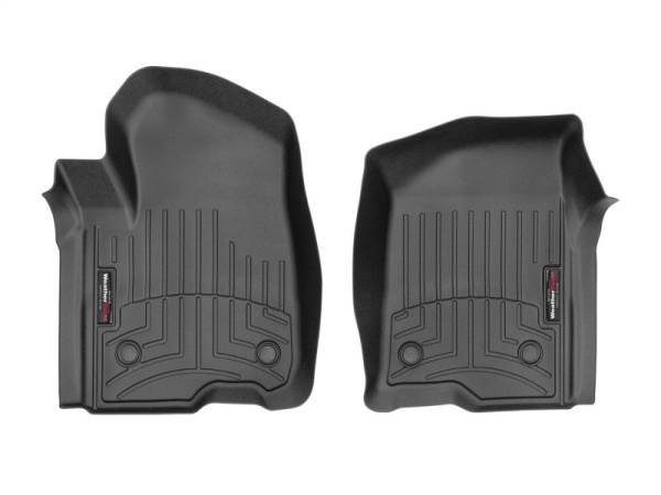 WeatherTech 2019+ Chevrolet Silverado 1500 Crew Cab Front FloorLiner - Black | 4414361 - Image 1