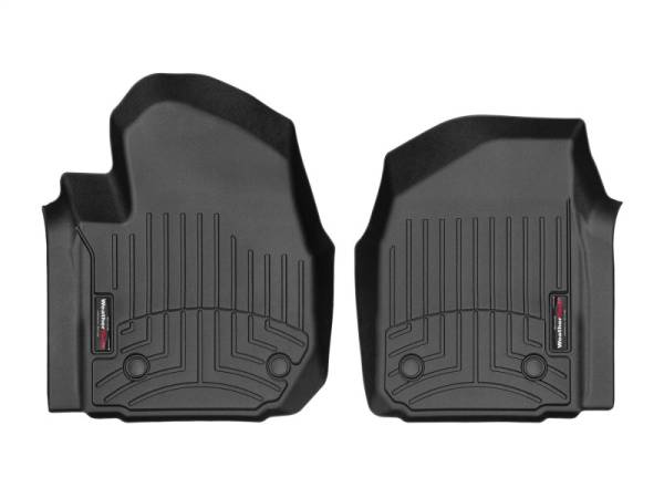 WeatherTech 2019+ Chevrolet Silverado 1500 / GMC Sierra 1500 Vinyl Front FloorLiner - Black | 4415431V - Image 1