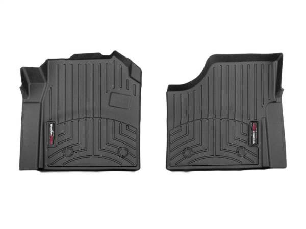WeatherTech 13-24 Kenworth T680 Front FloorLiner for Vinyl Floors - Black | 4416251V - Image 1