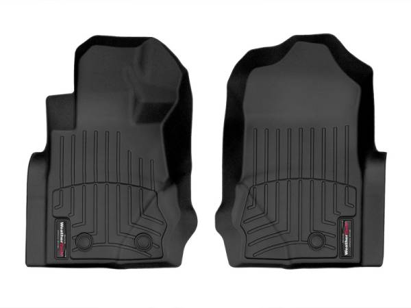 WeatherTech - WeatherTech 2021+ Ford Bronco Vinyl (Vinyl Floors Only) Front Rubber Mats - Black | 4417021V - Image 1