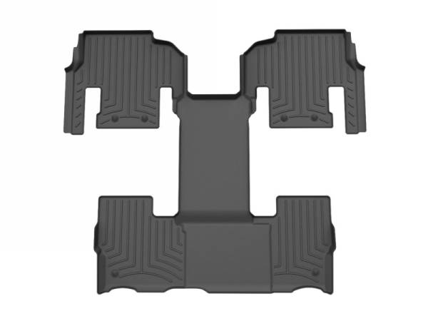 WeatherTech 22-24 Jeep Wagoneer (Incl. L) 8-Passenger Rear FloorLiner HP - Black | 4417044IM - Image 1