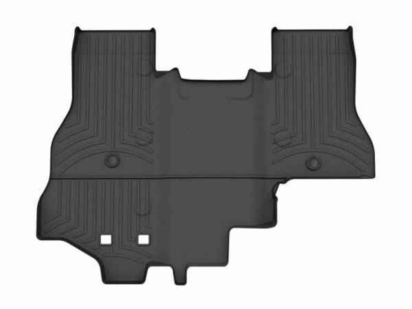 WeatherTech - WeatherTech 2022 GMC Hummer EV Pickup Rear FloorLiner (For Vinyl Floors) - Black | 4417662V - Image 1