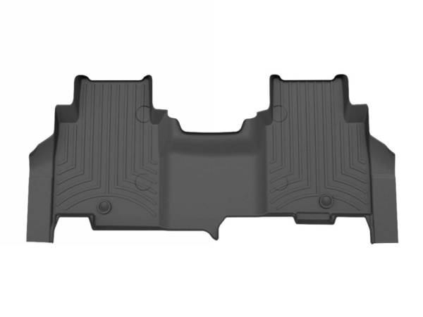 WeatherTech - WeatherTech 2024 Chevrolet/GMC Silverado/Sierra EV w/Carpet Floor Rear FloorLiner - Black | 4419032 - Image 1