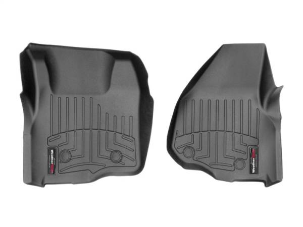 WeatherTech - WeatherTech 11+ Ford F250/F350/F450/F550 Front FloorLiner - Black | 443051 - Image 1
