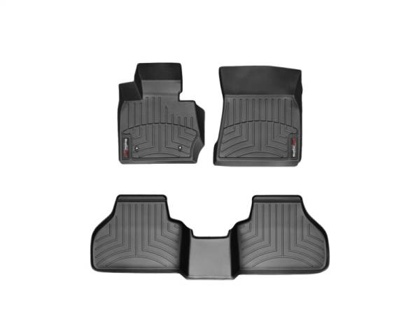 WeatherTech - FloorMat WeatherTech 11 BMW X3 Front and Rear Floorliners - Black | 44331-1-2 - Image 1