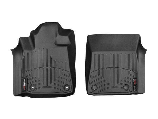 WeatherTech 12-21 Toyota Tundra Regular Cabw/ Vinyl Floors Front FloorLiner - Black | 444081V - Image 1