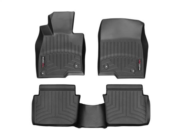 WeatherTech - FloorMat WeatherTech 14+ Mazda Mazda3 Front and Rear Floorliners - Black | 44486-1-3 - Image 1
