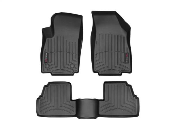 WeatherTech - Floor Mat Set FloorMat WeatherTech 13+ Buick Encore Front and Rear Floorliners - Black | 44532-1-2 - Image 1