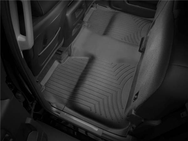 WeatherTech - WeatherTech 14+ Chevrolet Silverado Rear FloorLiner - Black | 445422 - Image 1