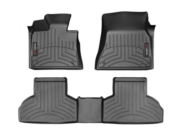 WeatherTech - FloorMat WeatherTech 14+ BMW X5 Front and Rear Floorliners - Black | 44559-1-2 - Image 1