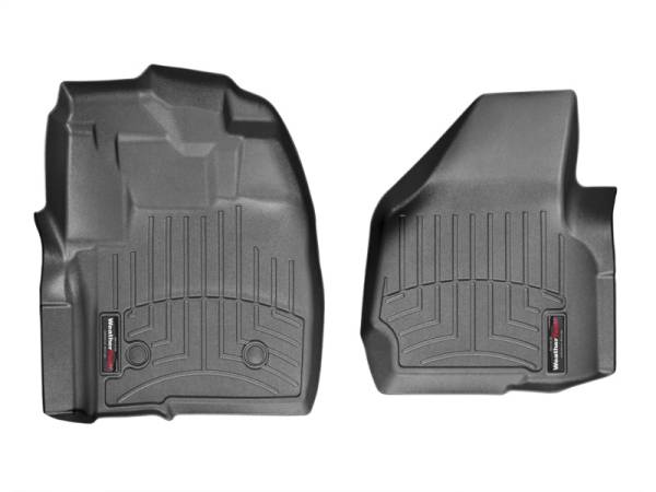 WeatherTech - WeatherTech 12+ Ford F250/F350/F450/F550 Front FloorLiner - Black | 445821 - Image 1