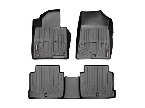 WeatherTech - FloorMat WeatherTech 15 Hyundai Sonata Front and Rear FloorLiners - Black | 44666-1-2 - Image 1