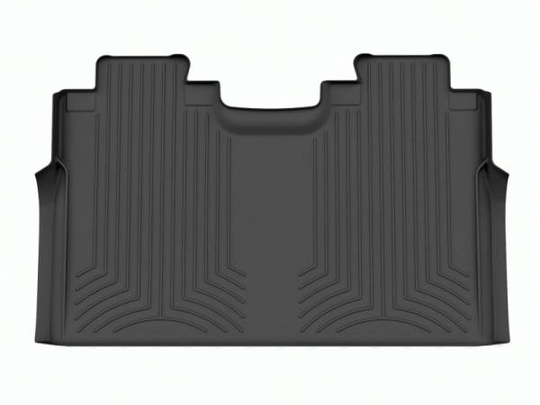 WeatherTech 15+ Ford F-150 (Supercrew w/ 1st Row Bucket Seats) Rear FloorLiners HP - Black | 446972IM - Image 1