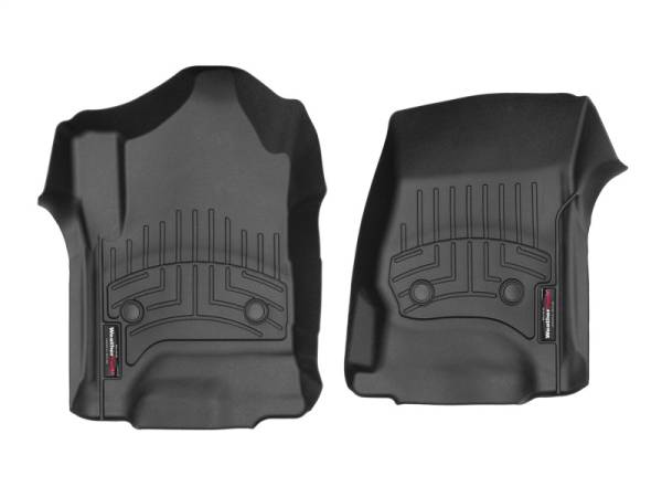 WeatherTech - WeatherTech 2014+ Chevrolet Silverado 1500 Front FloorLiners - Black | 447221 - Image 1