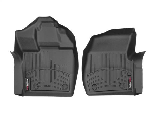 WeatherTech - WeatherTech 2016+ Ford F-150 Regular Cab w/ Vinyl Floors Front FloorLiner - Black | 449521V - Image 1