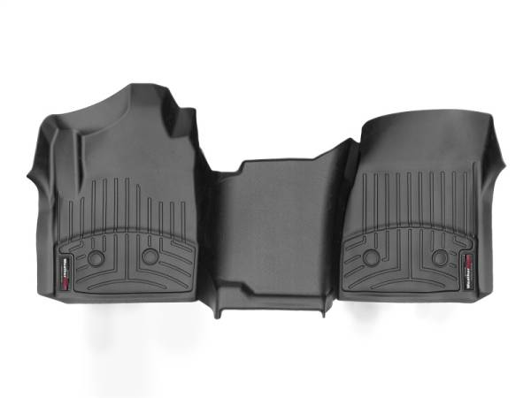 WeatherTech - WeatherTech 2014+ Chevrolet Silverado 1500 Front w/ Vinyl Floors FloorLiner - Black | 449531V - Image 1