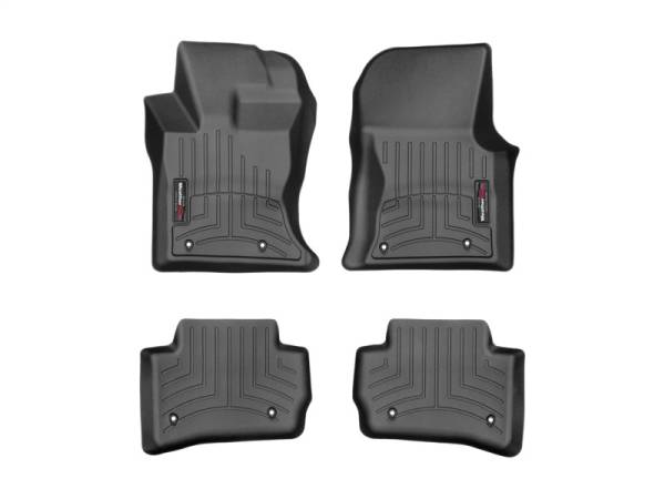 WeatherTech - WeatherTech 2017 Jaguar F-Pace Front and Rear FloorLiner - Black | 44963-1-2 - Image 1