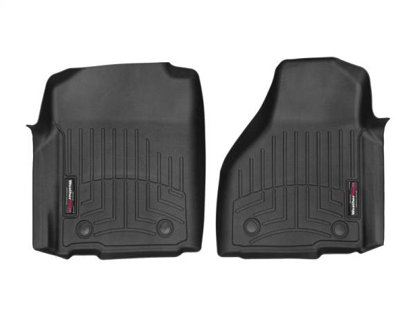 WeatherTech - WeatherTech 2012+ Dodge Ram 1500 (Regular Cab) Front FloorLiner Vinyl Floors - Black | 449821V - Image 1