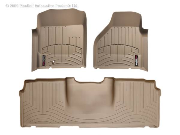 WeatherTech - FloorMat WeatherTech 06-08 Dodge Ram Truck Front and Rear Floorliners - Tan | 450041-450123 - Image 1