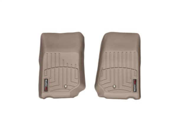WeatherTech - WeatherTech 07+ Jeep Wrangler Front FloorLiner - Tan | 451051 - Image 1
