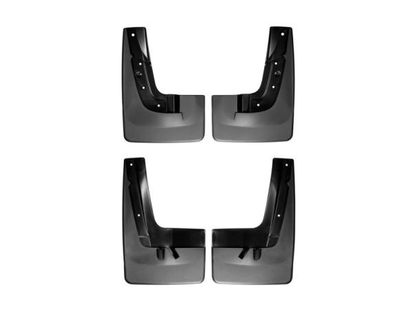 WeatherTech 13-16 GMC Acadia No Drill Mudflaps - Black | 110043-120043 - Image 1