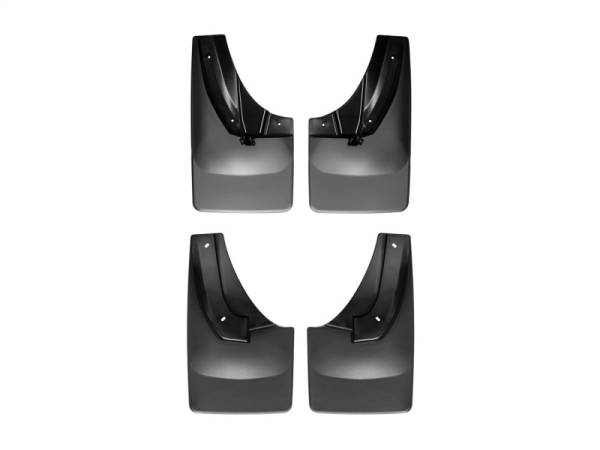 WeatherTech - WeatherTech 2014+ Dodge Ram 2500/3500 (Vehicles w/o Fender Flares) No Drill Mudflaps - Black | 110045-120024 - Image 1