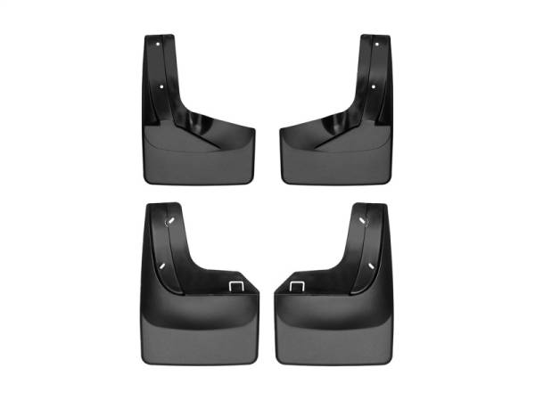 WeatherTech 07-17 Ford Expedition EL No Drill Mudflaps - Black | 110071-120089 - Image 1