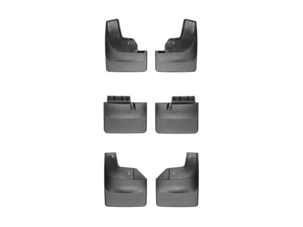 WeatherTech 17-20 Ford F-150 Raptor No Drill MudFlaps - Black | 110073-110078-120073 - Image 1
