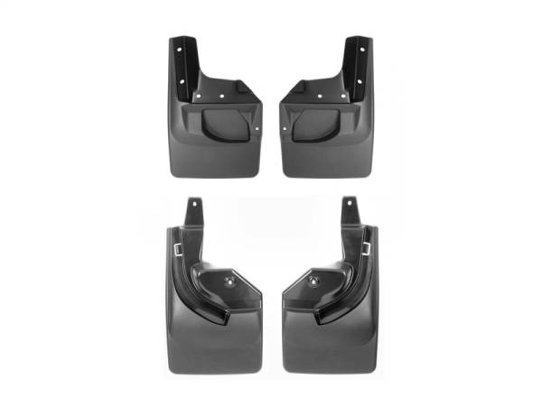 WeatherTech - WeatherTech 2018+ Jeep Wrangler JL No Drill Mudflaps - Black | 110097-120097 - Image 1