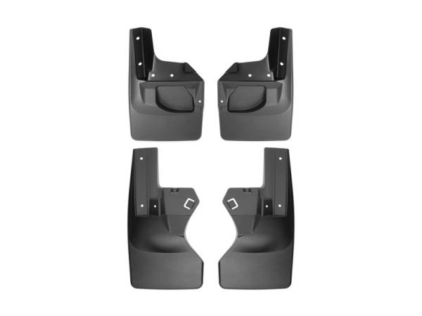 WeatherTech - WeatherTech 2020+ Jeep Gladiator No Drill Mudflaps - Black | 110097-120113 - Image 1