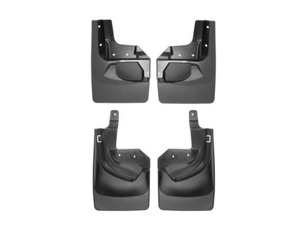 WeatherTech - WeatherTech 2018 Jeep Wrangler Rubicon No Drill Mudflaps - Black | 110100-120100 - Image 1