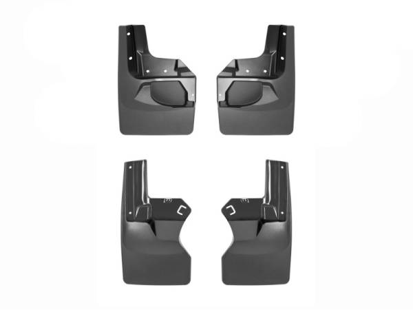 WeatherTech - WeatherTech 2020+ Jeep Gladiator No Drill Mudflaps - Black | 110100-120112 - Image 1