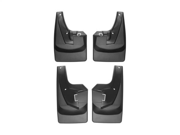 WeatherTech 2019+ Dodge Ram Truck 2500/3500 (No Fender Flares/Lip Molding) No Drill Mudflaps - Black | 110108-120108 - Image 1