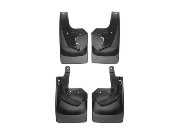 WeatherTech 2019+ Dodge Ram Truck 2500/3500 No Drill Mudflaps - Black | 110108-120110 - Image 1