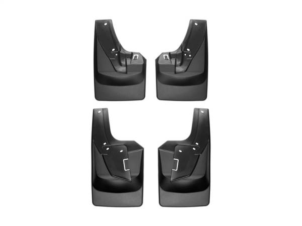 WeatherTech 2019+ Dodge Ram Truck 2500/3500 No Drill Mudflaps - Black | 110109-120109 - Image 1