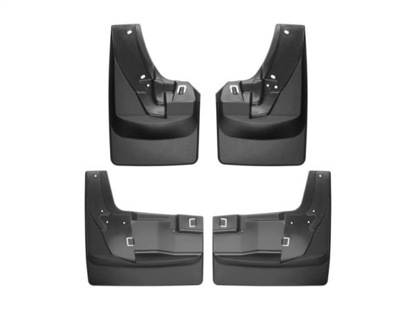 WeatherTech 2019+ Dodge Ram Truck 2500/3500 No Drill Mudflaps - Black | 110109-120116 - Image 1