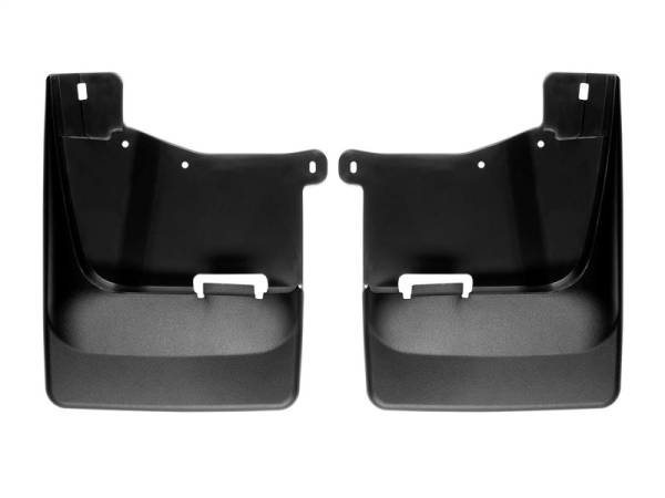 WeatherTech - WeatherTech 20-24 Chevrolet Silverado 2500HD/3500HD Front No Drill Mudflaps - Black | 110118 - Image 1