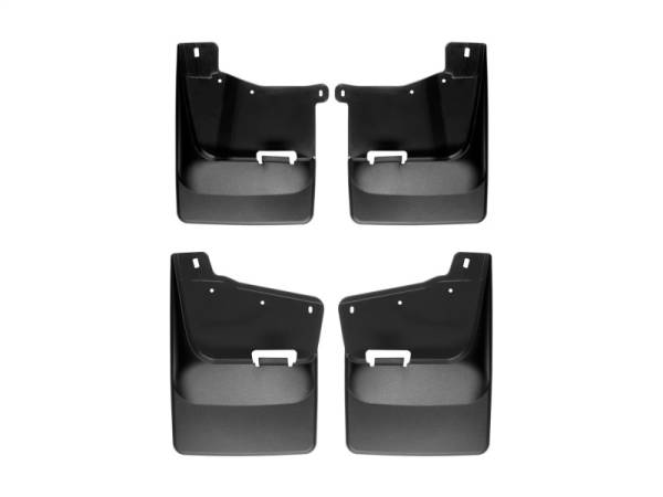 WeatherTech - WeatherTech 20-24 Chevrolet Silverado 2500HD/3500HD w/o OE Splash Guards No Drill Mudflaps - Black | 110118-120118 - Image 1