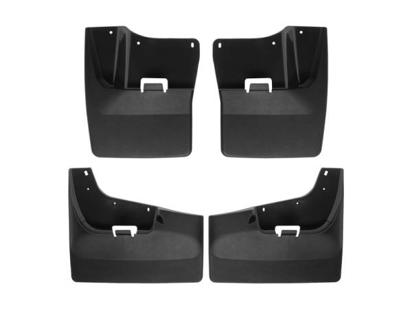 WeatherTech - WeatherTech 20-24 GMC Sierra / Sierra Denali 2500HD / 3500HD No Drill Mudflaps - Black | 110120-120122 - Image 1